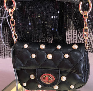 Black pearl purse