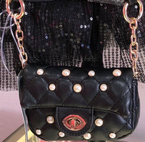 Black pearl purse